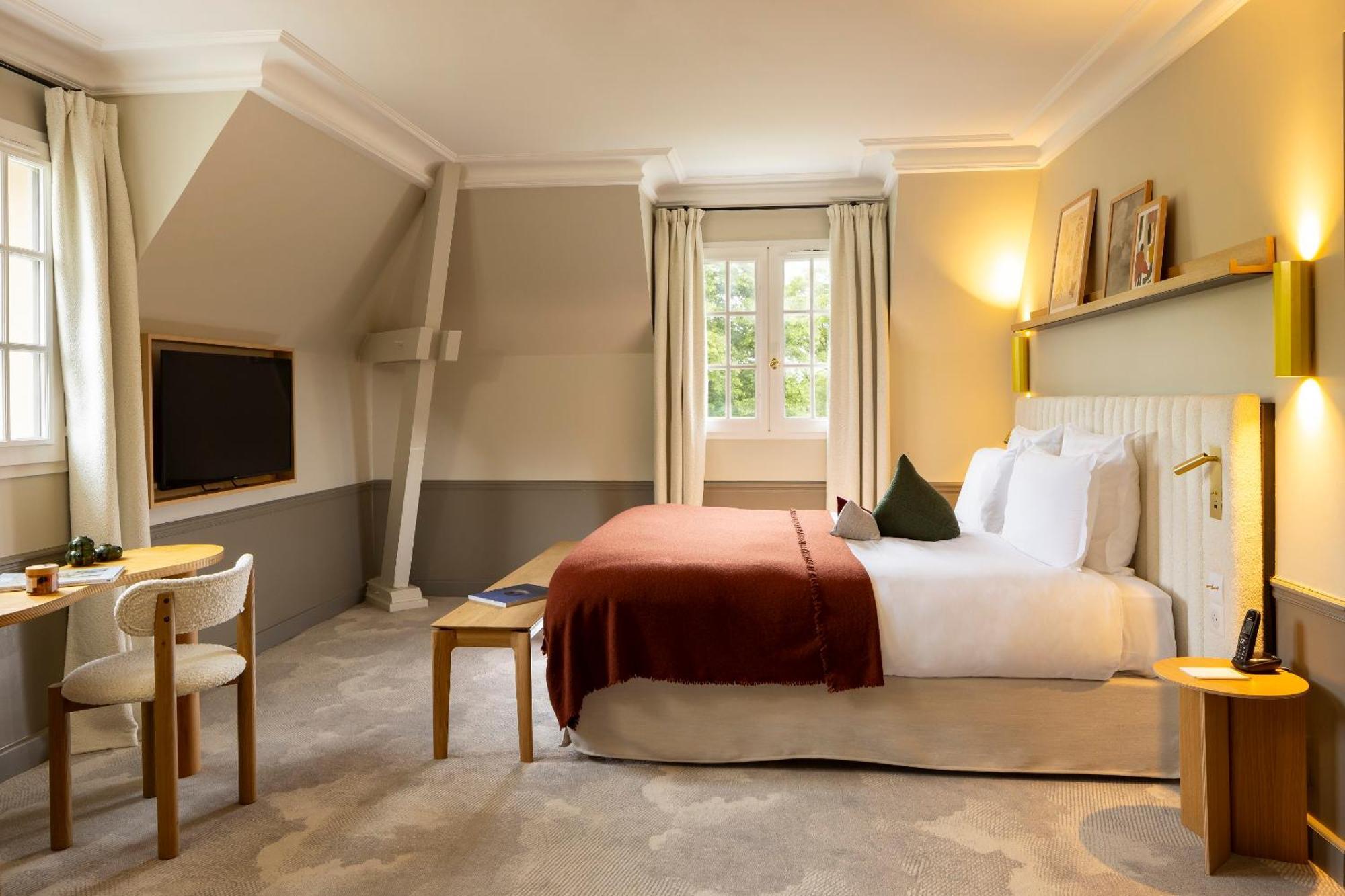 Hostellerie Briqueterie & Spa Champagne Vinay  Exterior photo A room at the hotel